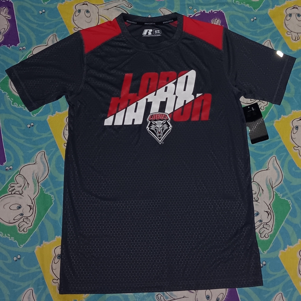 New Russell Athletic New Mexico Lobos Jersey Shirt Vintage Tee